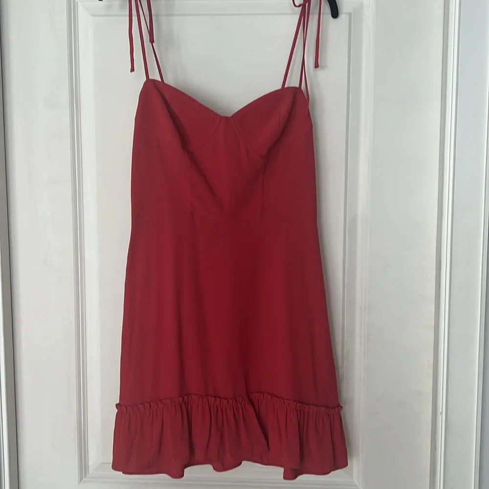 Aritzia Ruffle Mini Dress - Picture 2 of 4